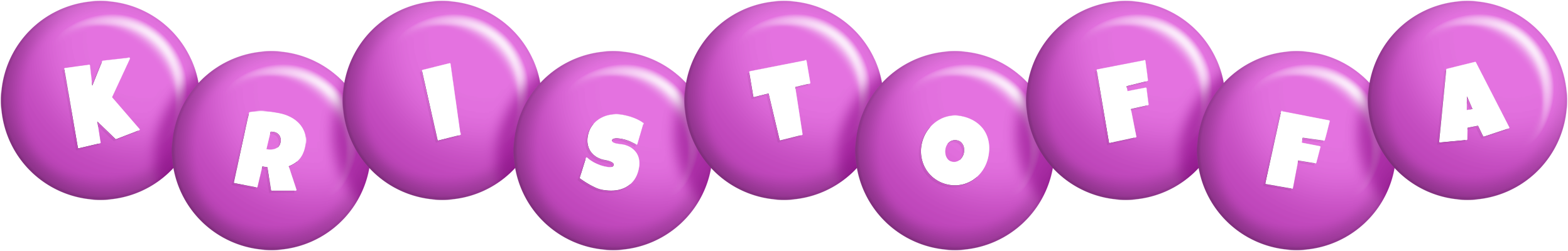 Kristoffa candy-purple logo