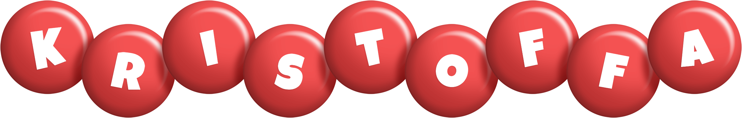 Kristoffa candy-red logo