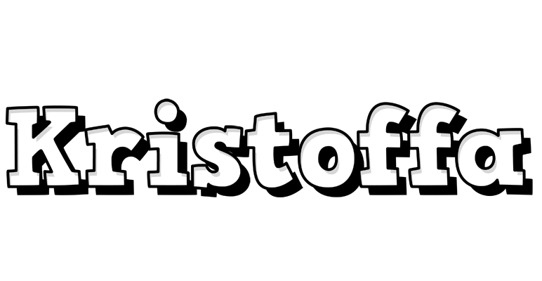 Kristoffa snowing logo