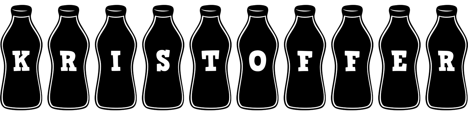 Kristoffer bottle logo