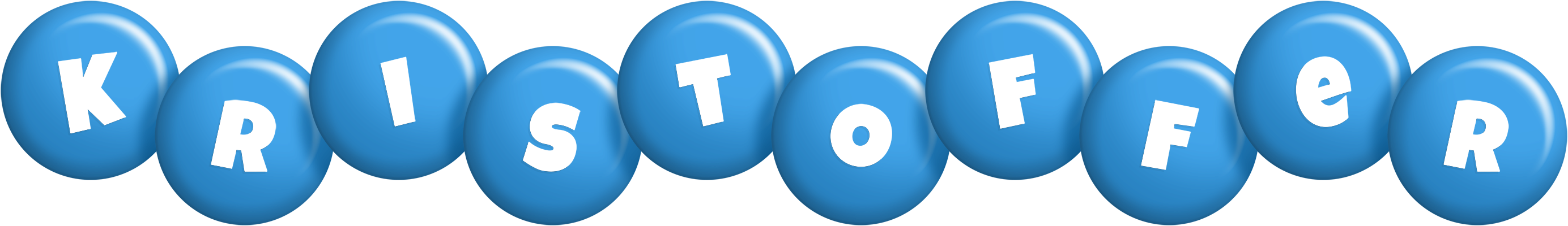 Kristoffer candy-blue logo