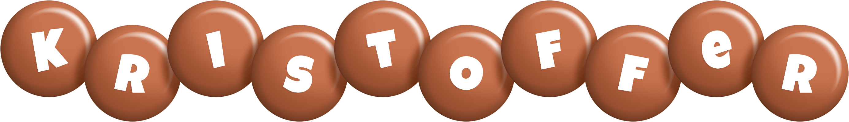 Kristoffer candy-brown logo