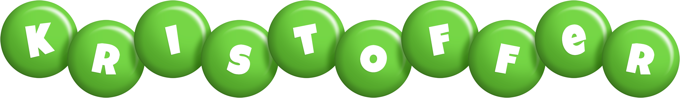Kristoffer candy-green logo