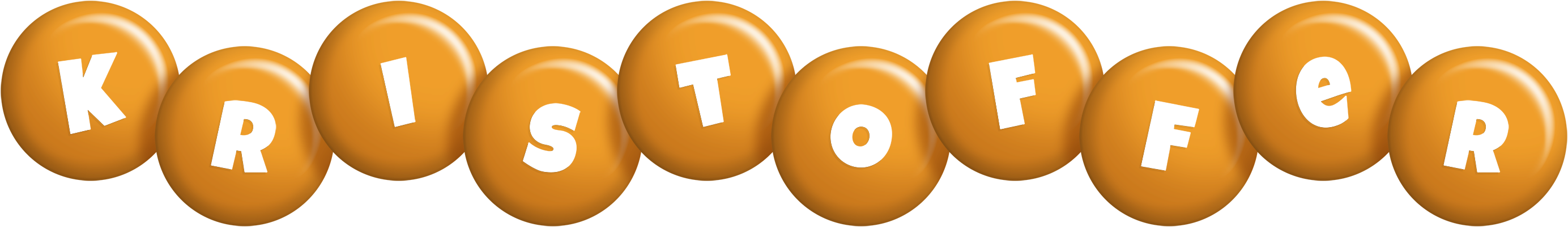 Kristoffer candy-orange logo