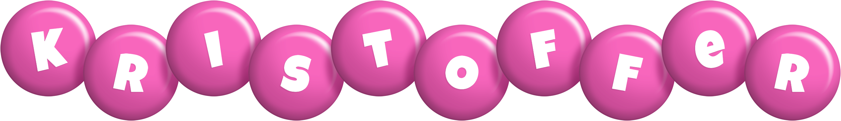 Kristoffer candy-pink logo