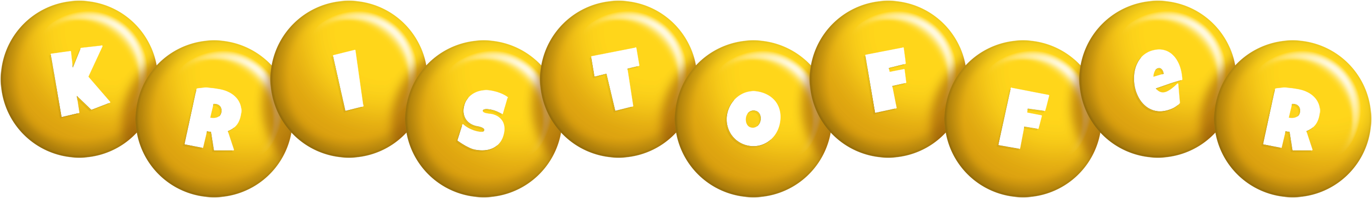 Kristoffer candy-yellow logo