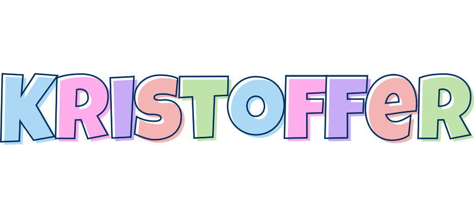 Kristoffer pastel logo