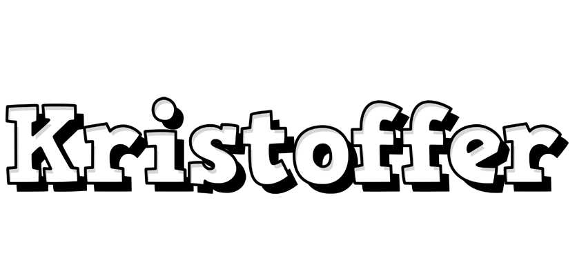 Kristoffer snowing logo