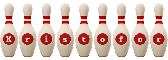 Kristofor bowling-pin logo