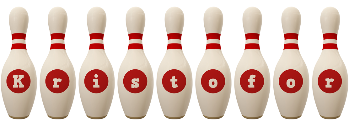 Kristofor bowling-pin logo