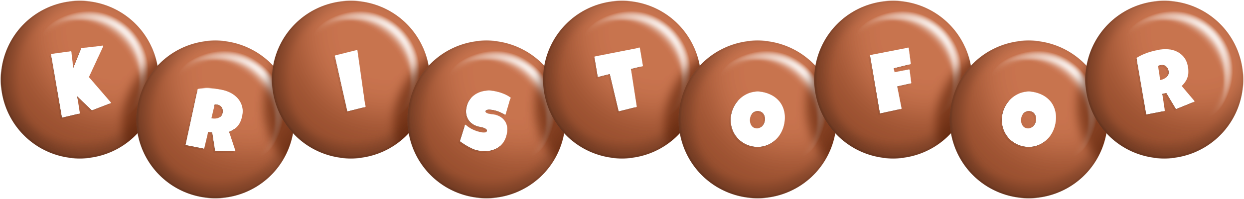 Kristofor candy-brown logo