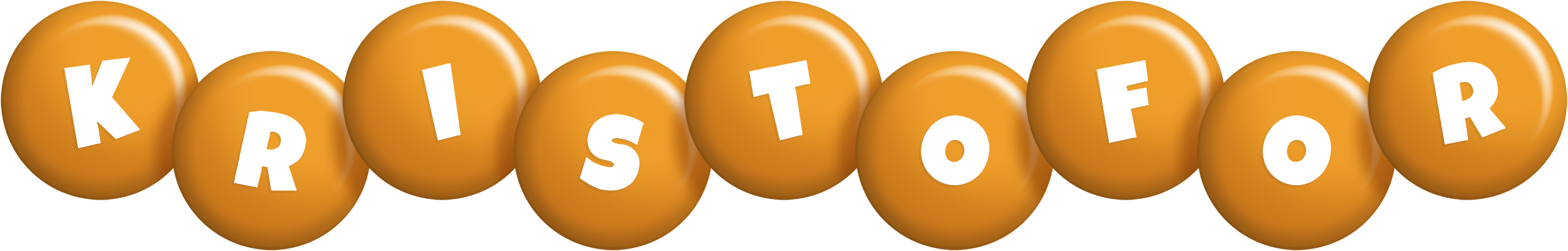 Kristofor candy-orange logo