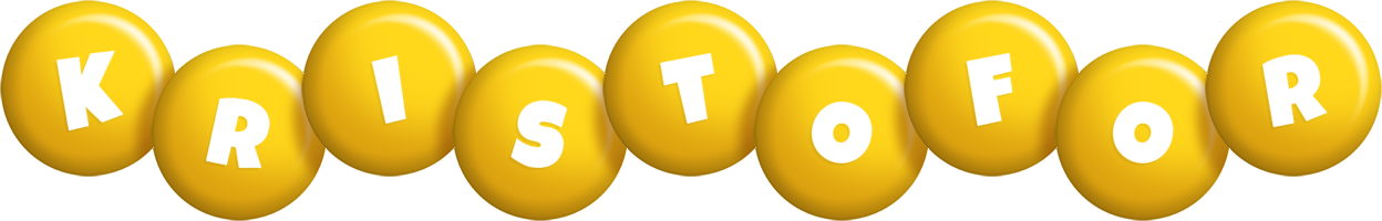 Kristofor candy-yellow logo