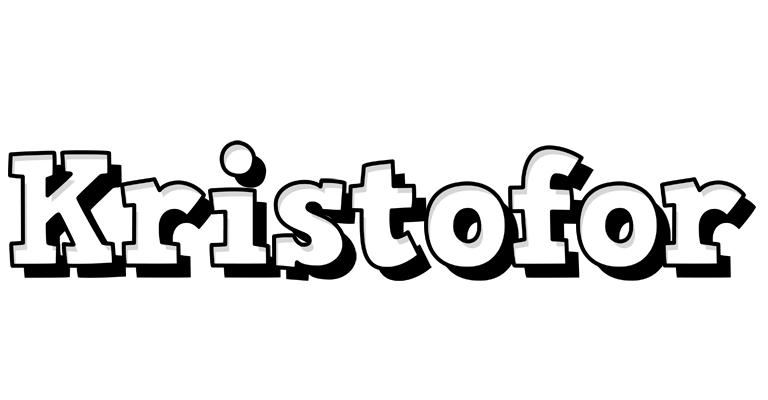 Kristofor snowing logo