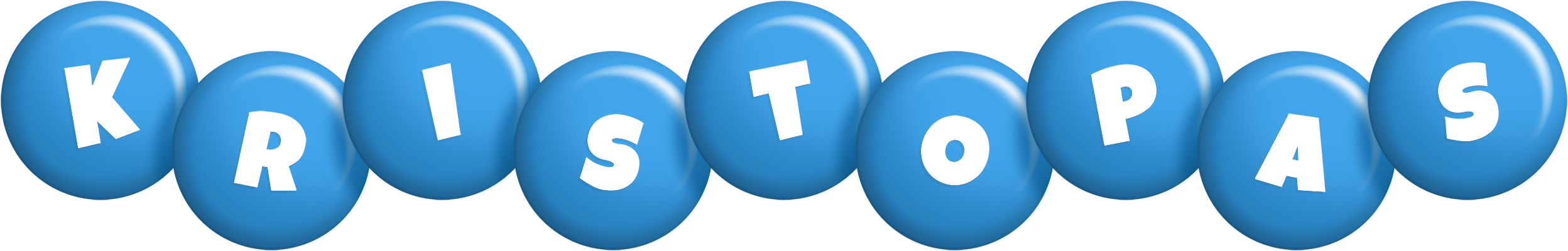 Kristopas candy-blue logo