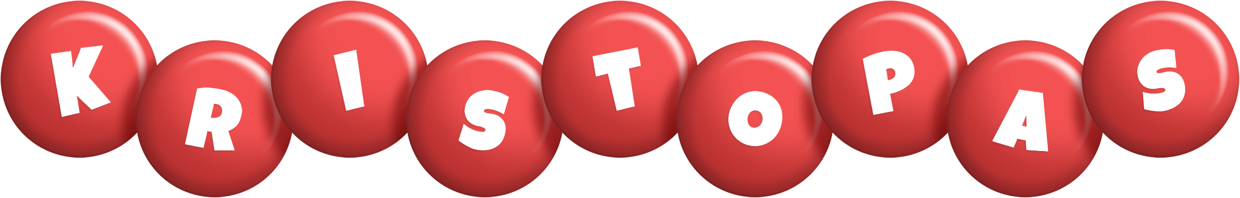 Kristopas candy-red logo