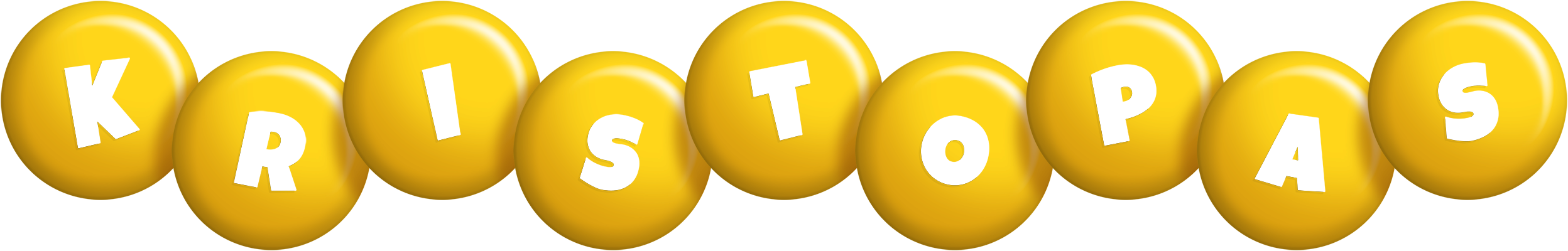 Kristopas candy-yellow logo