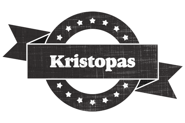 Kristopas grunge logo