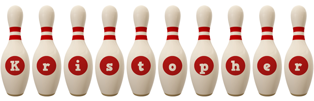 Kristopher bowling-pin logo