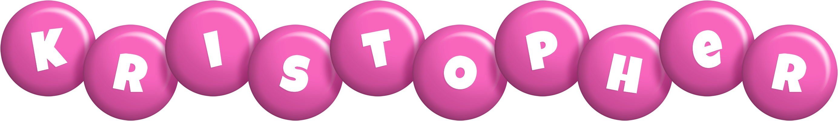 Kristopher candy-pink logo