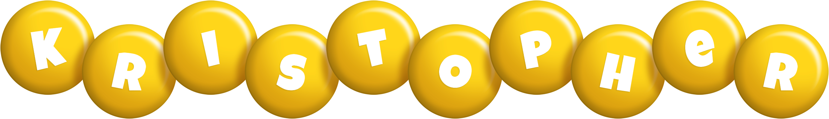 Kristopher candy-yellow logo