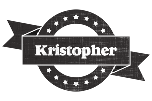 Kristopher grunge logo