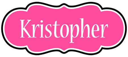 Kristopher invitation logo