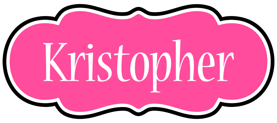 Kristopher invitation logo