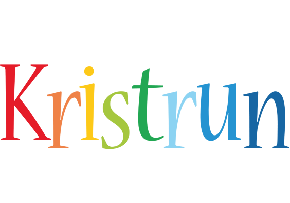 Kristrun birthday logo