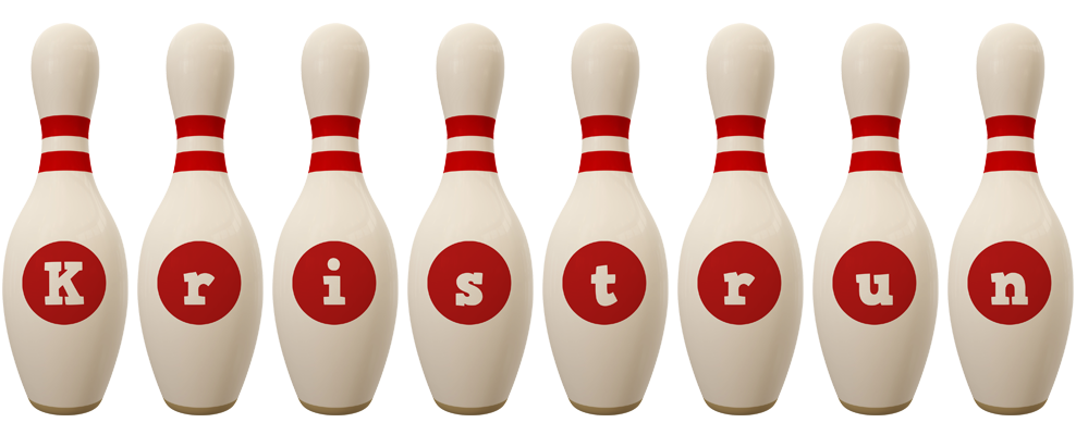 Kristrun bowling-pin logo