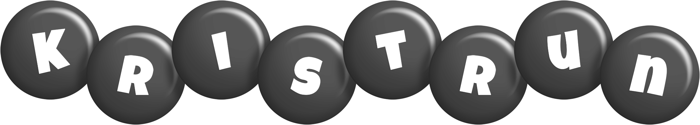 Kristrun candy-black logo