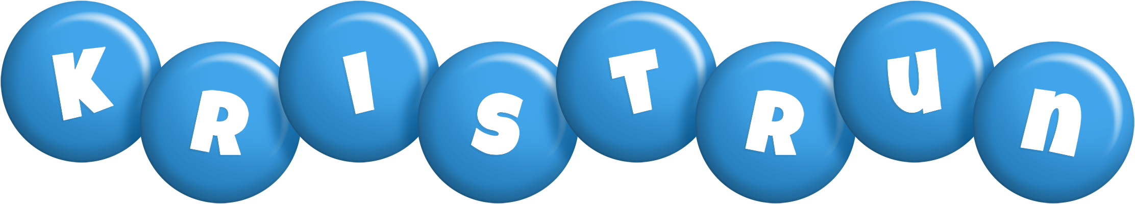 Kristrun candy-blue logo