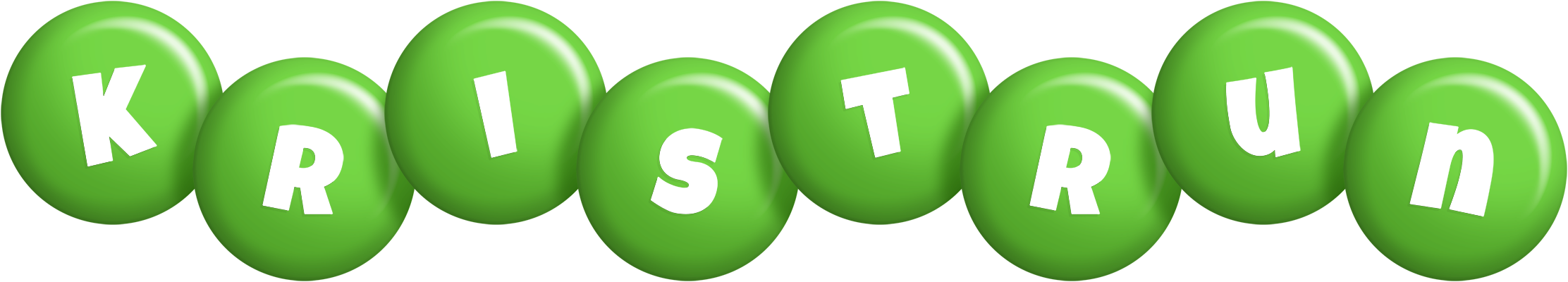 Kristrun candy-green logo