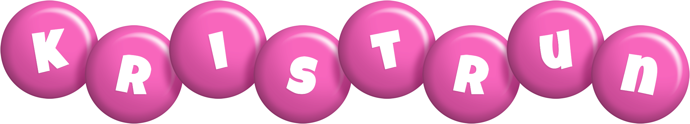 Kristrun candy-pink logo