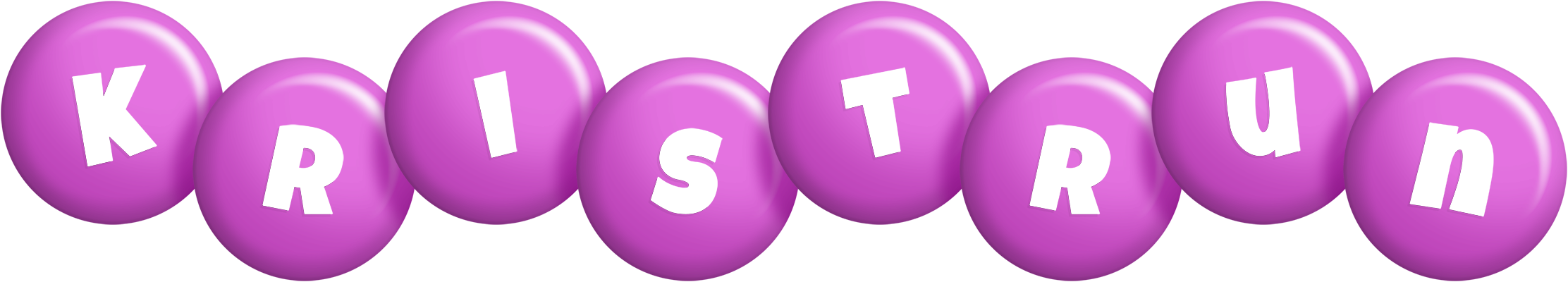 Kristrun candy-purple logo