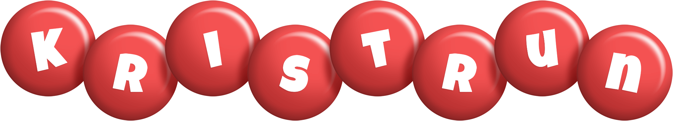 Kristrun candy-red logo