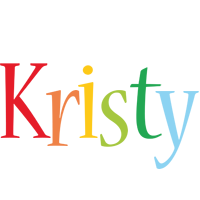 Kristy birthday logo