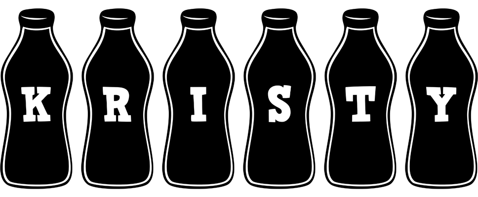 Kristy bottle logo