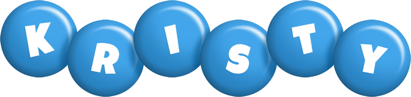 Kristy candy-blue logo