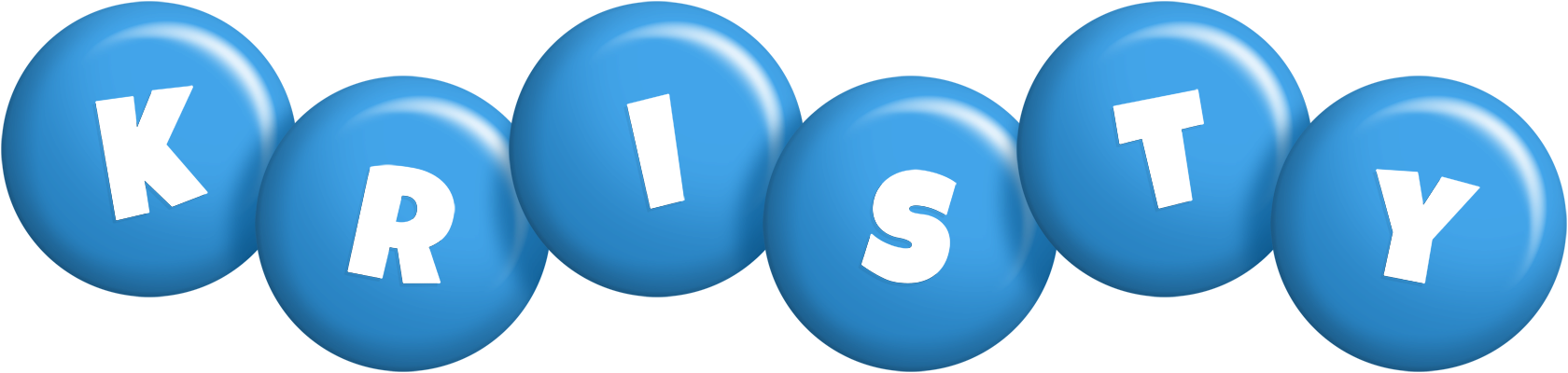 Kristy candy-blue logo
