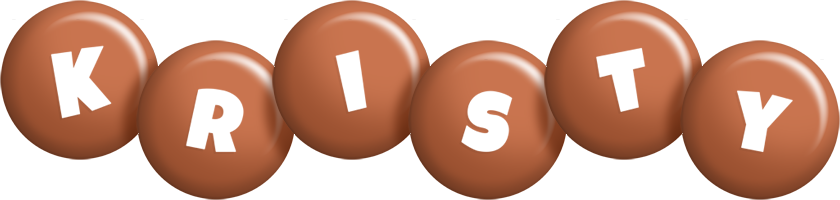 Kristy candy-brown logo