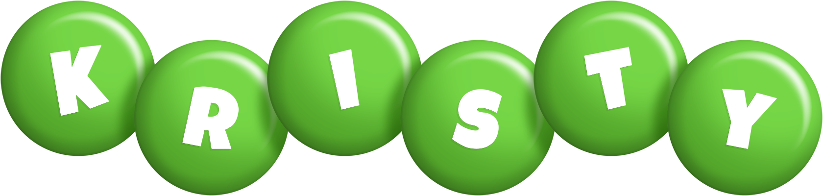 Kristy candy-green logo
