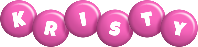 Kristy candy-pink logo
