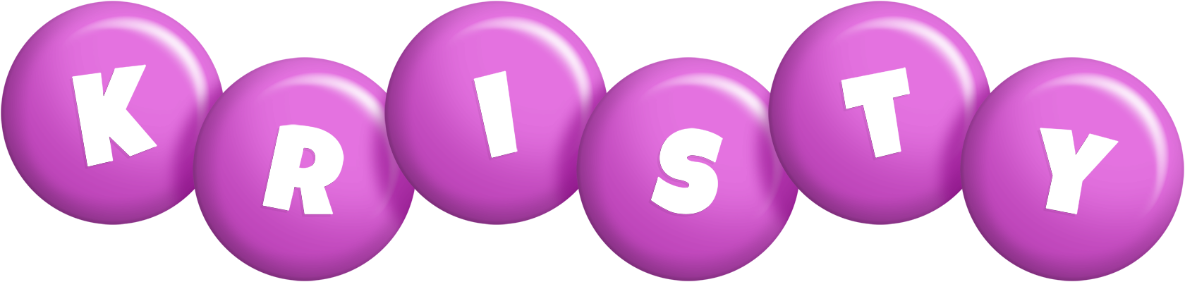 Kristy candy-purple logo