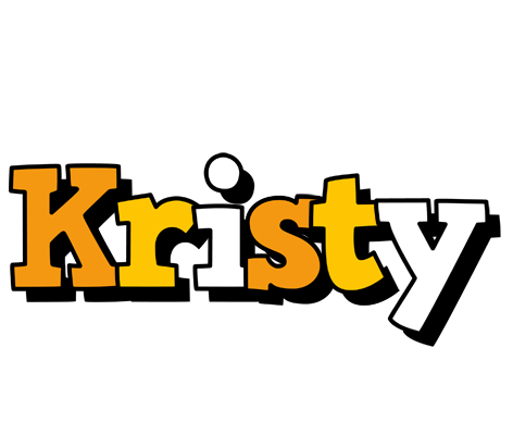 Kristy cartoon logo