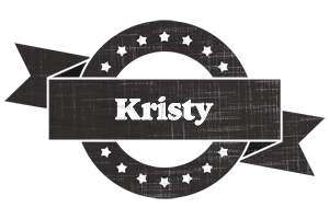 Kristy grunge logo