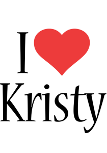 Kristy i-love logo