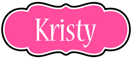 Kristy invitation logo