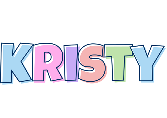 Kristy pastel logo
