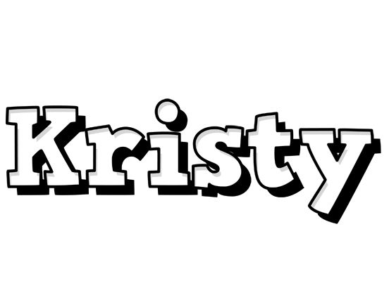 Kristy snowing logo